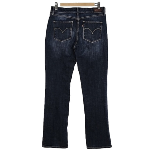 Levi's Women's Bold Curve Classic Straight Leg Denim Blue Fade Jeans Sz  31 X 32 - Picture 2 of 16